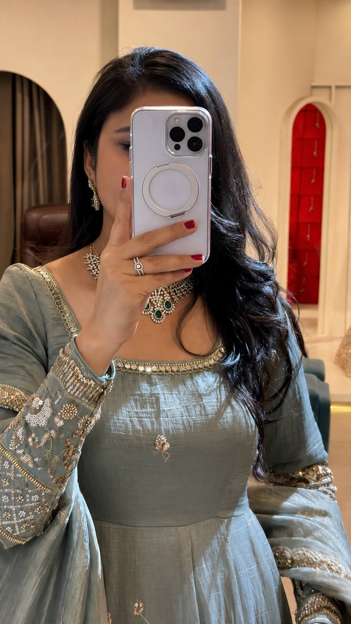 Radiant Elegance The Luxe Green Ensemble