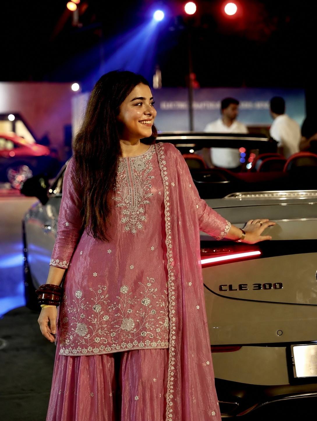 Beautifully Crafted Pink Plazzo Suit for You