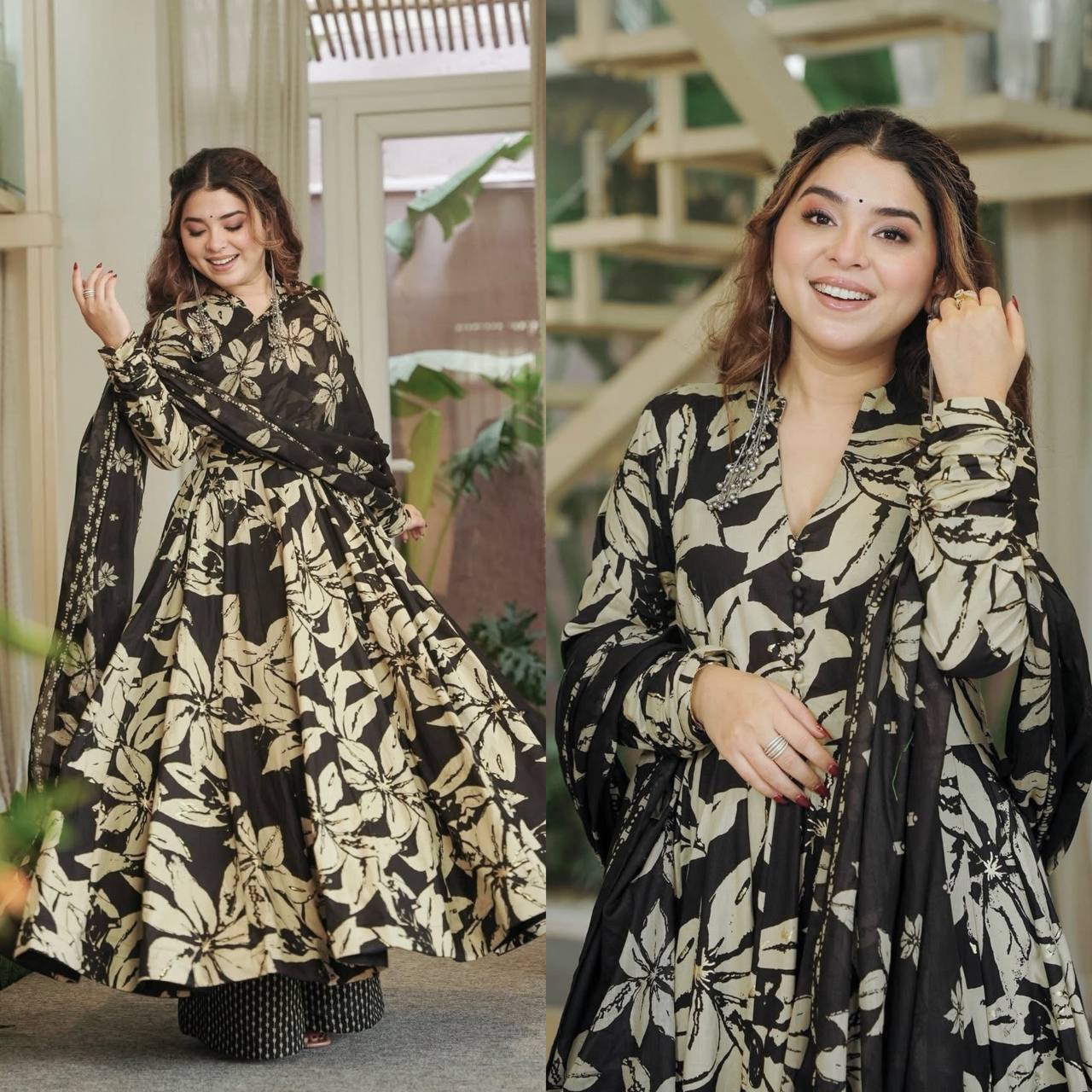 Bold prints meet classic ethnic style
