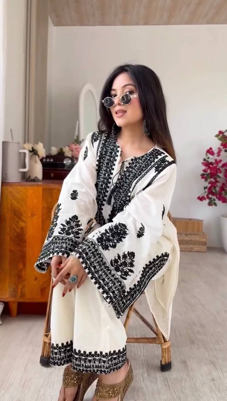 Elegant Embroidered Kurta Suit for Women
