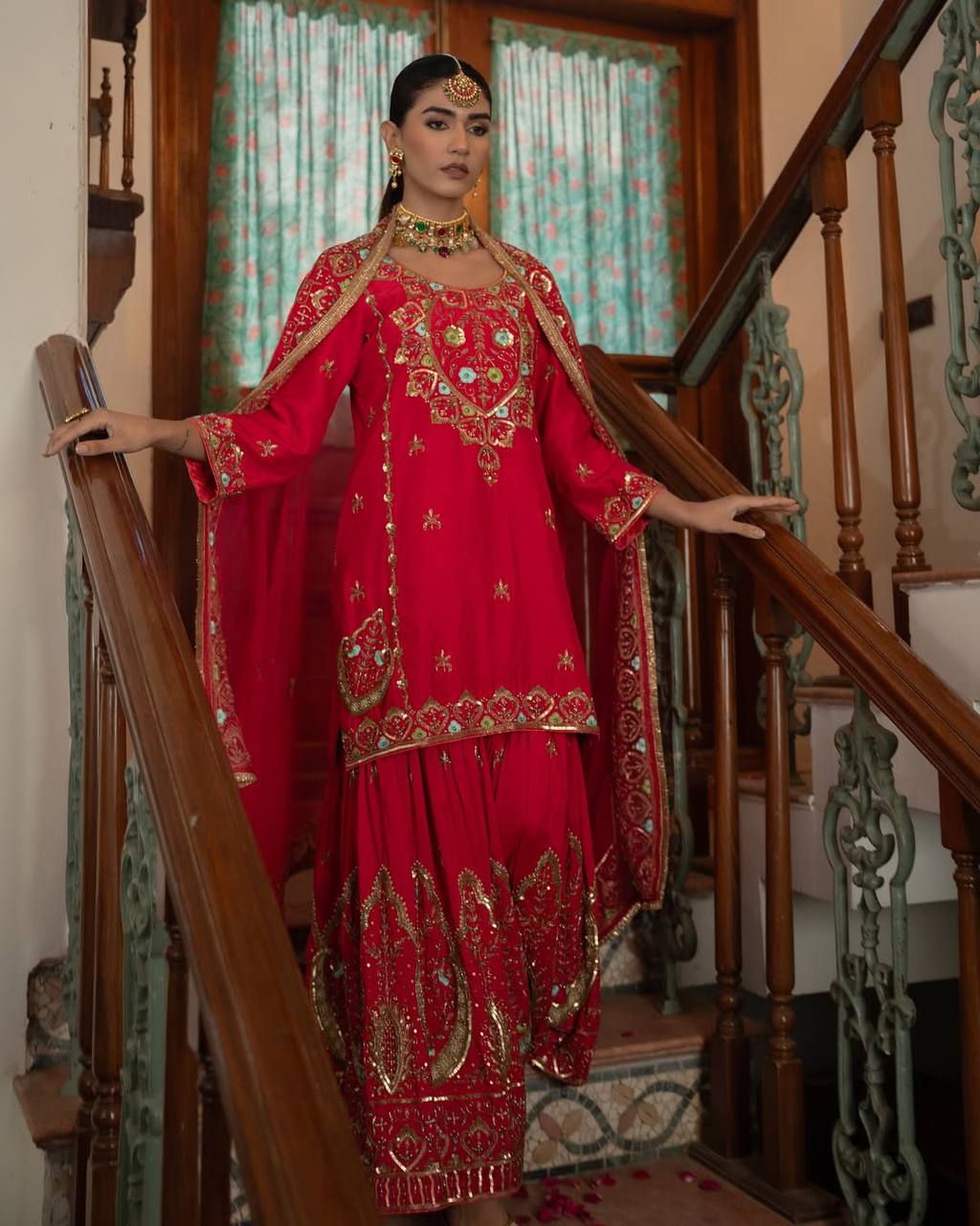 Radiant Red A Cultural Staircase Moment