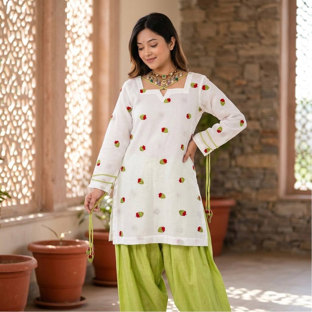 Majestic Lime Green Suit Offering Fresh Festive Charm Daily Always