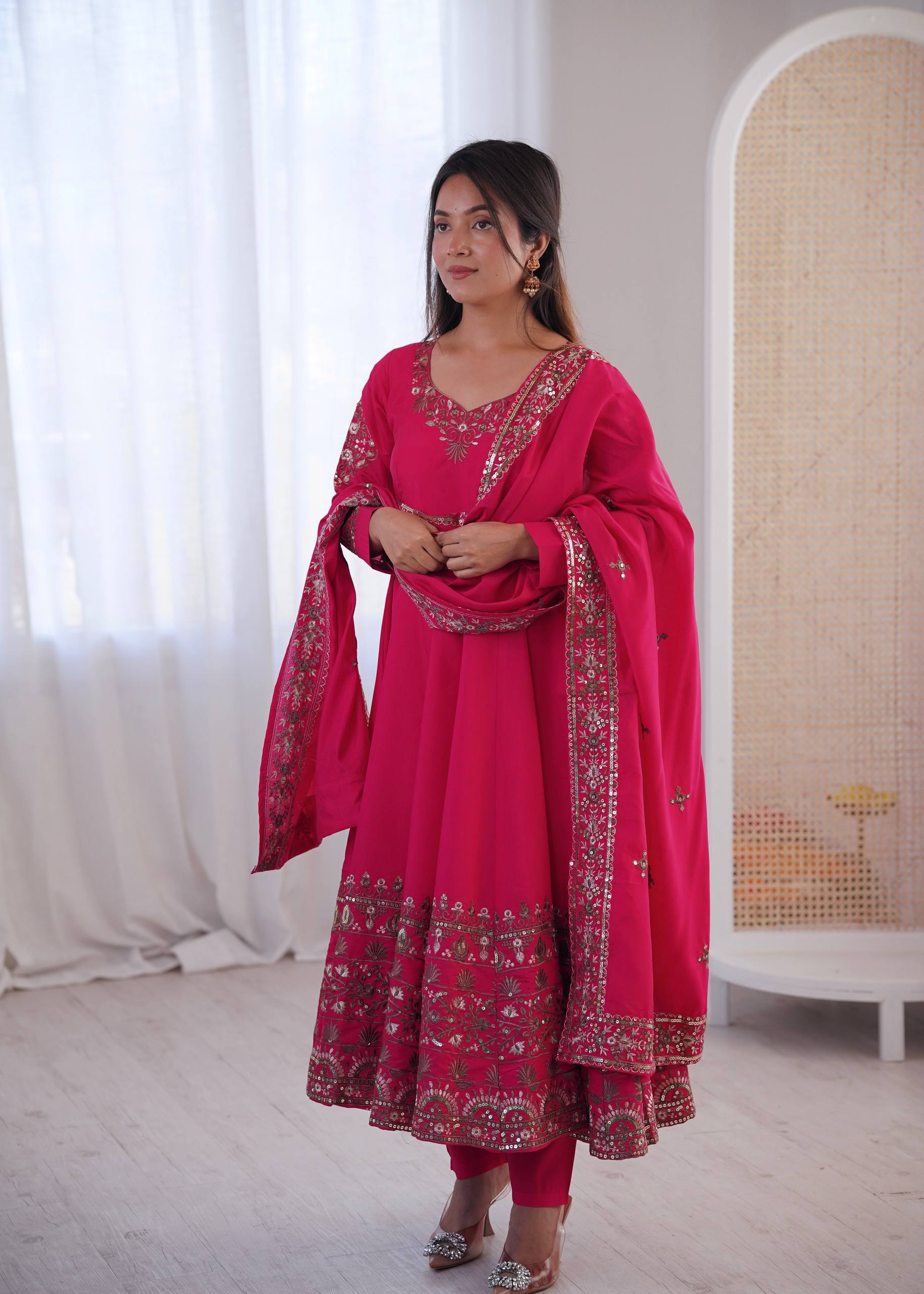 Sophisticated Anarkali for Celebratory Occasions