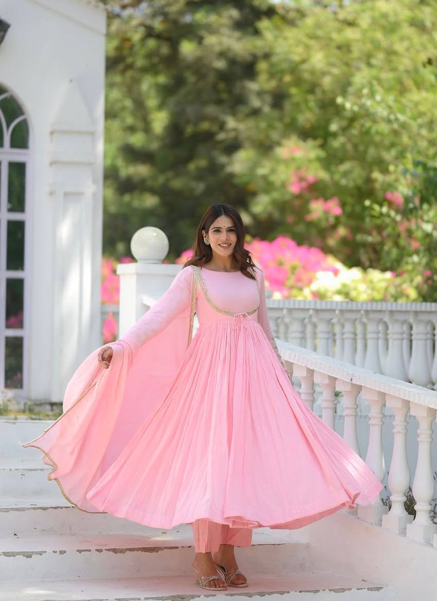 Stylish Anarkali Outfit for Cultural Gatherings