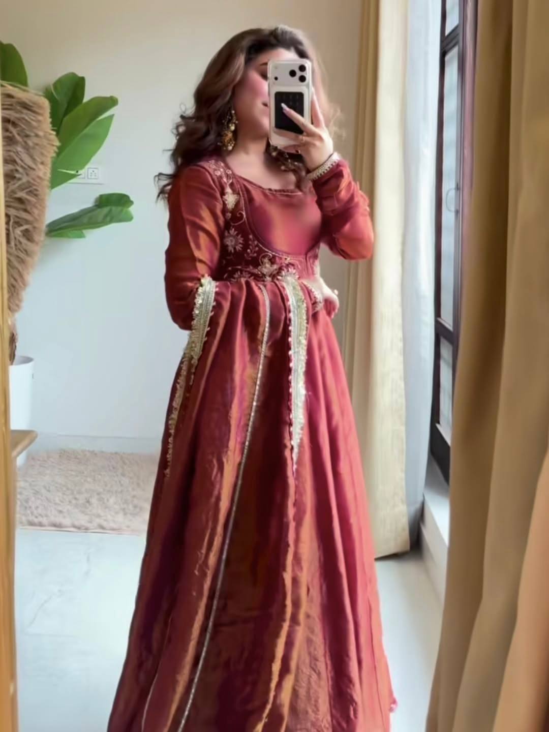 Stunning Anarkali Outfit for Cultural Events
