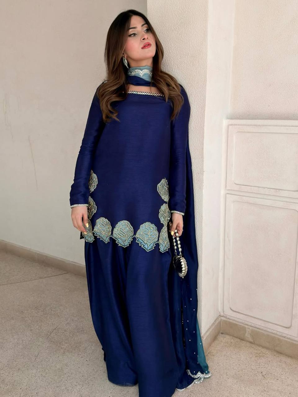 Perfect fusion of rich fabric and design