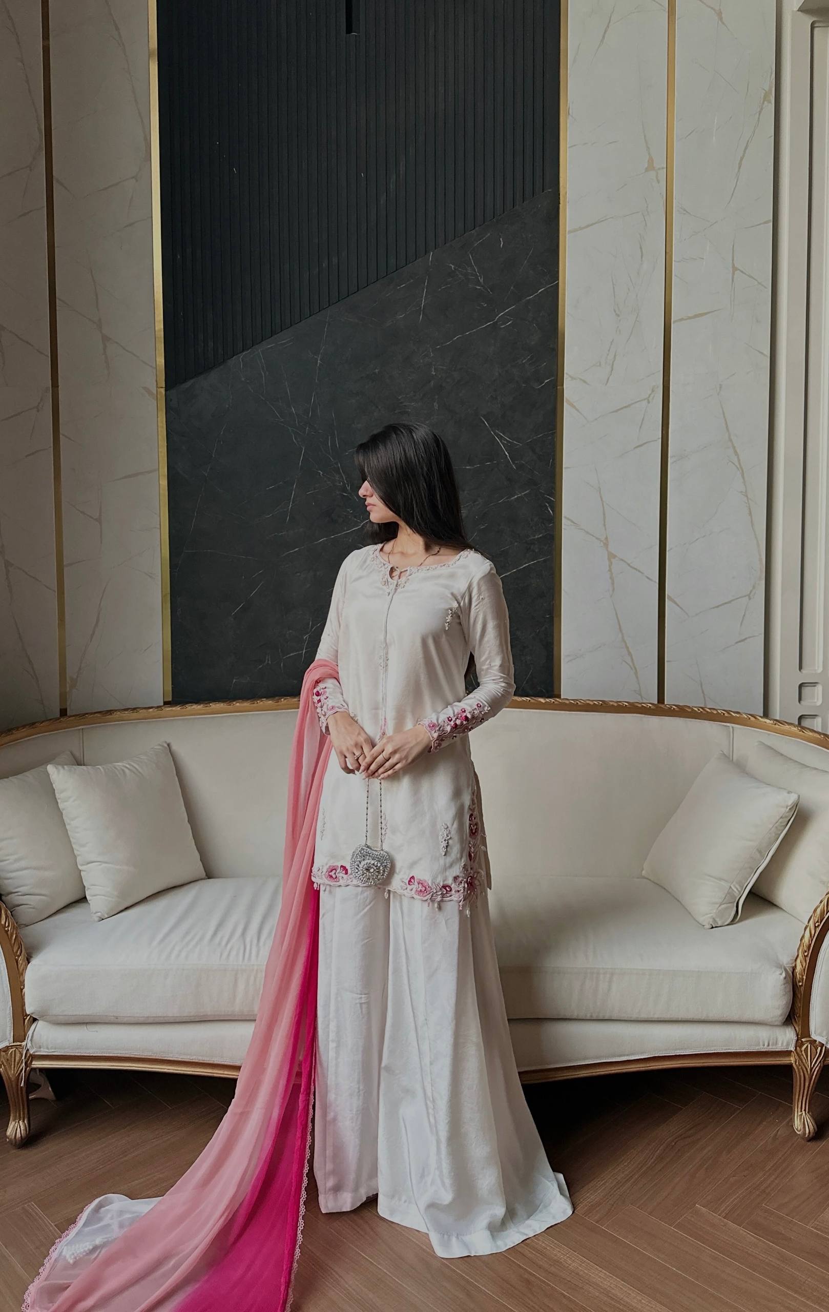 Premium White Festive Suit Crafted For Timeless Royal Elegance Always