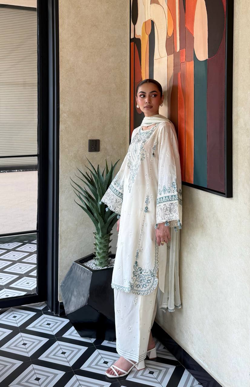 Traditional Charm A Woman's Elegant Ensemble