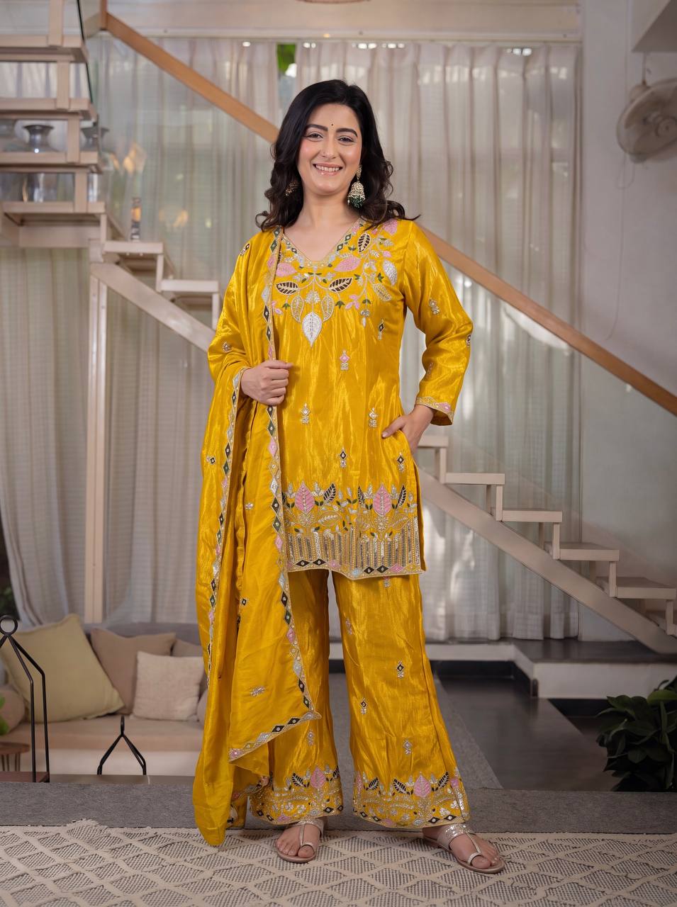 Chic Anarkali Ensemble for Traditional Celebrations