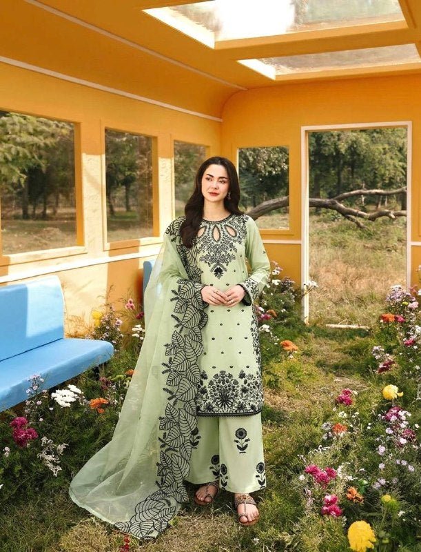 Designer Party Wear Pastel Palazzo Outfit