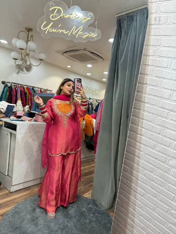 Radiant Pink: Drape of Delight