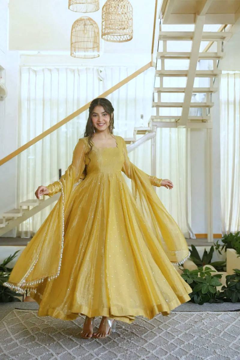 Traditional Anarkali Suit for Cultural Celebrations