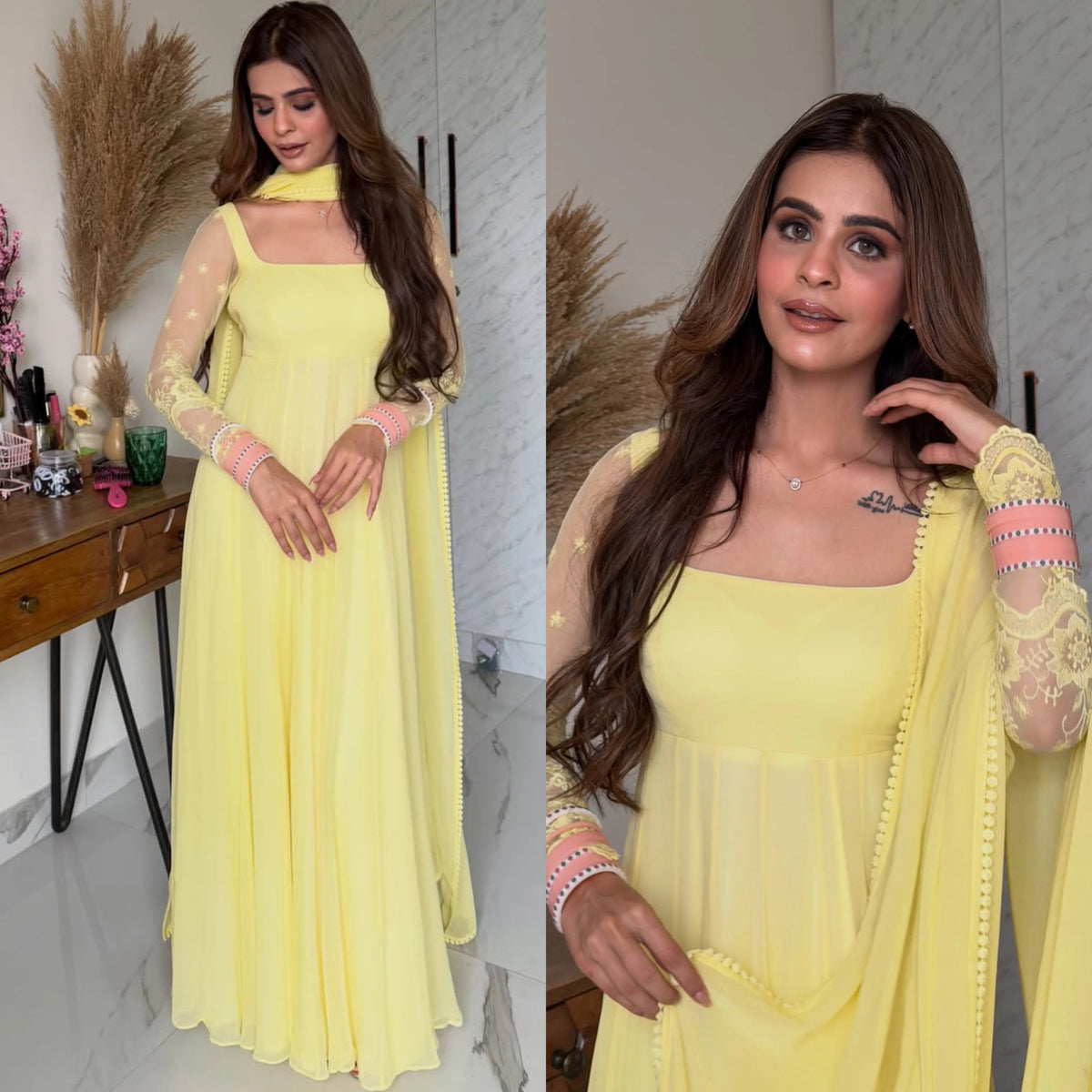Majestic Beauty The Luxe Yellow Attire