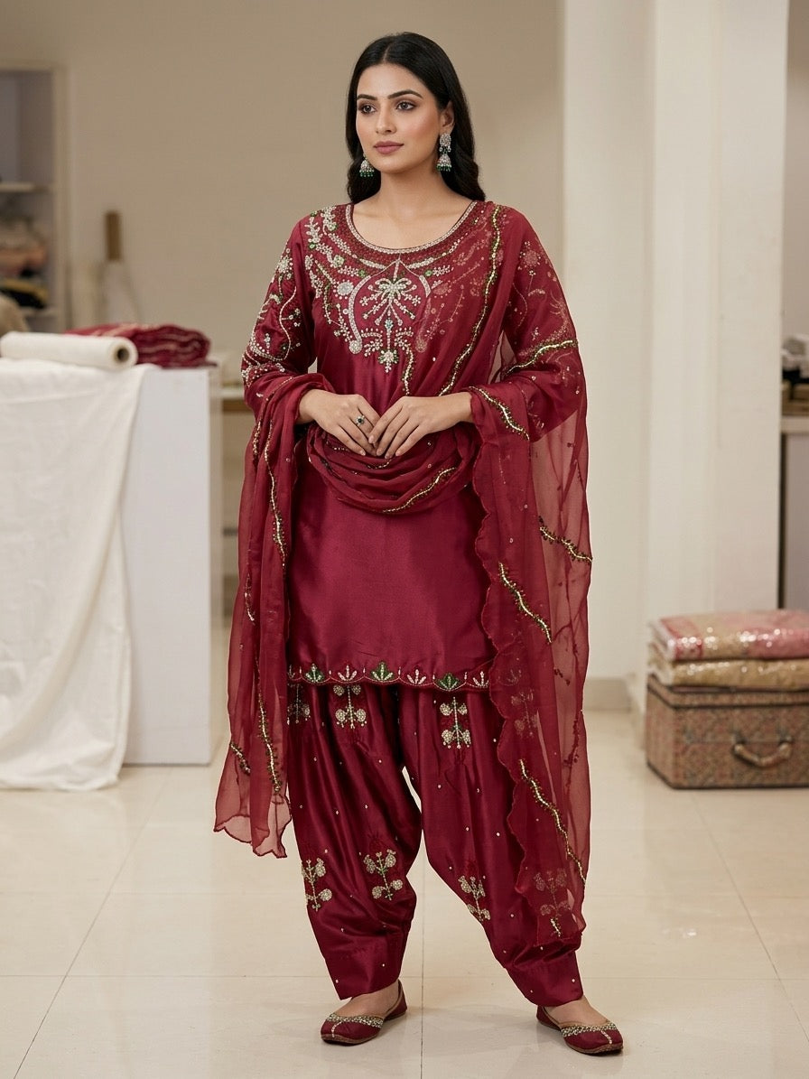 Embroidered Salwar Kameez Suit Set