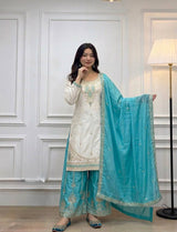 Timeless Elegance Embroidered Suit for You