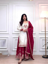 Timeless Elegance Embroidered Suit for You