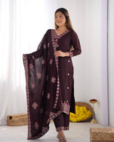 Vibrant Traditional Outfits with Stunning Embroidery
