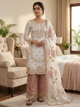 Vibrant Elegance in Traditional Pakistani Attire