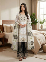Vibrant Elegance in Traditional Pakistani Attire