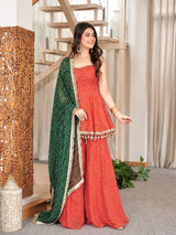 Effortless Fashion Pink Kediya Dress Ensemble