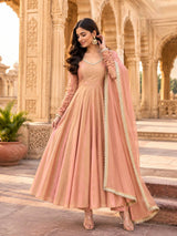 Graceful Attire Indian Gowns in Vibrant Colors