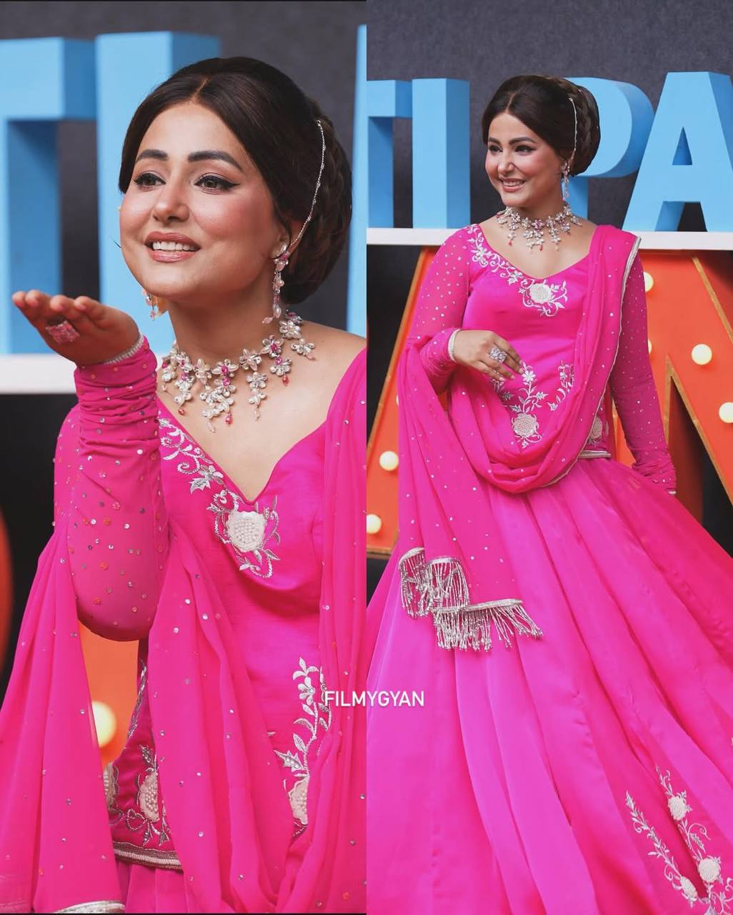 Celebrate Life in Stunning Pink Ensemble