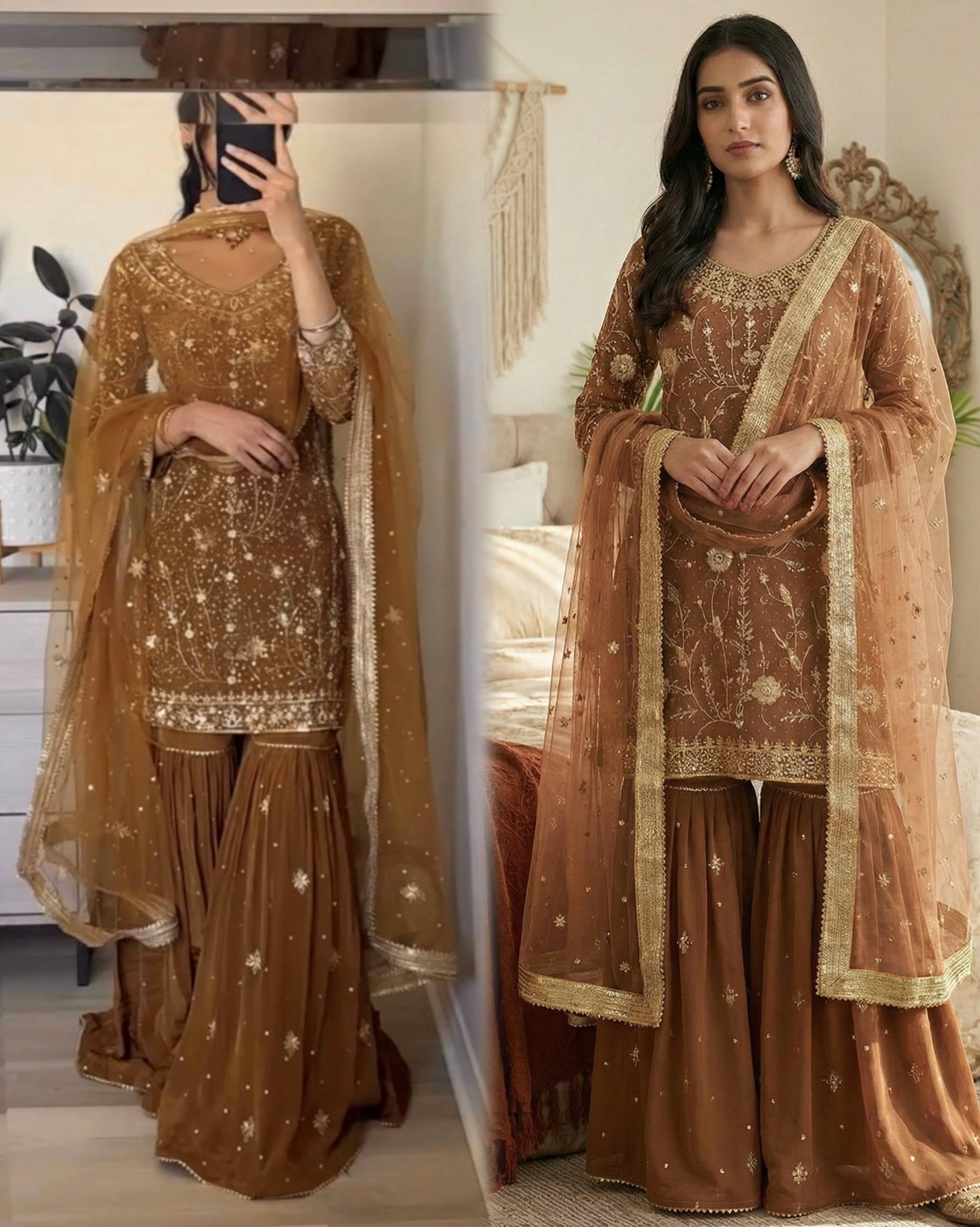 Elegant Ethnic Ensemble for Special Occasions