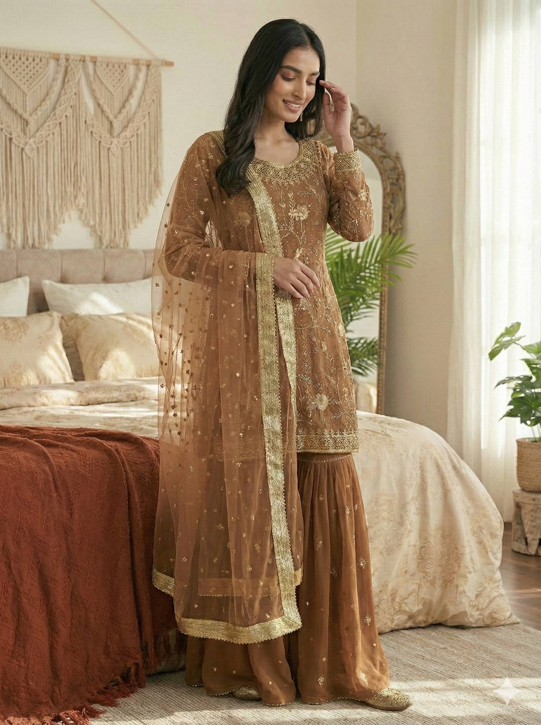 Elegant Ethnic Ensemble for Special Occasions