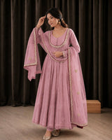 Vibrant Anarkali Fusion of Culture and Elegance