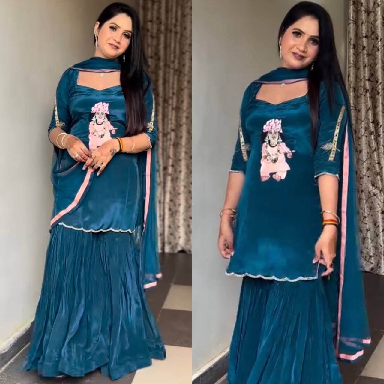 Elegance in Fusion The Enchanting Harmony of a Blue Dress