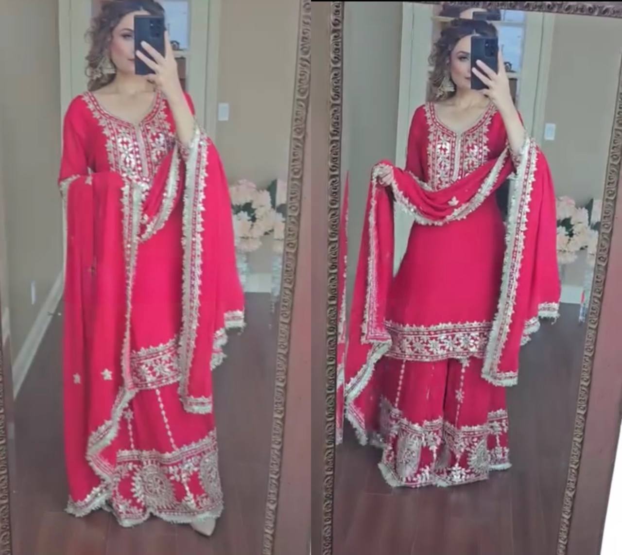 Captivating Moments in Crimson