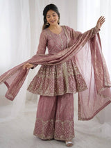 Designer Ethnic Peplum Sharara Outfit
