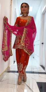 Vibrant Embroidered Punjabi Salwar Suits