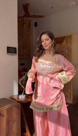 Graceful Embroidered Wedding Wear Suit