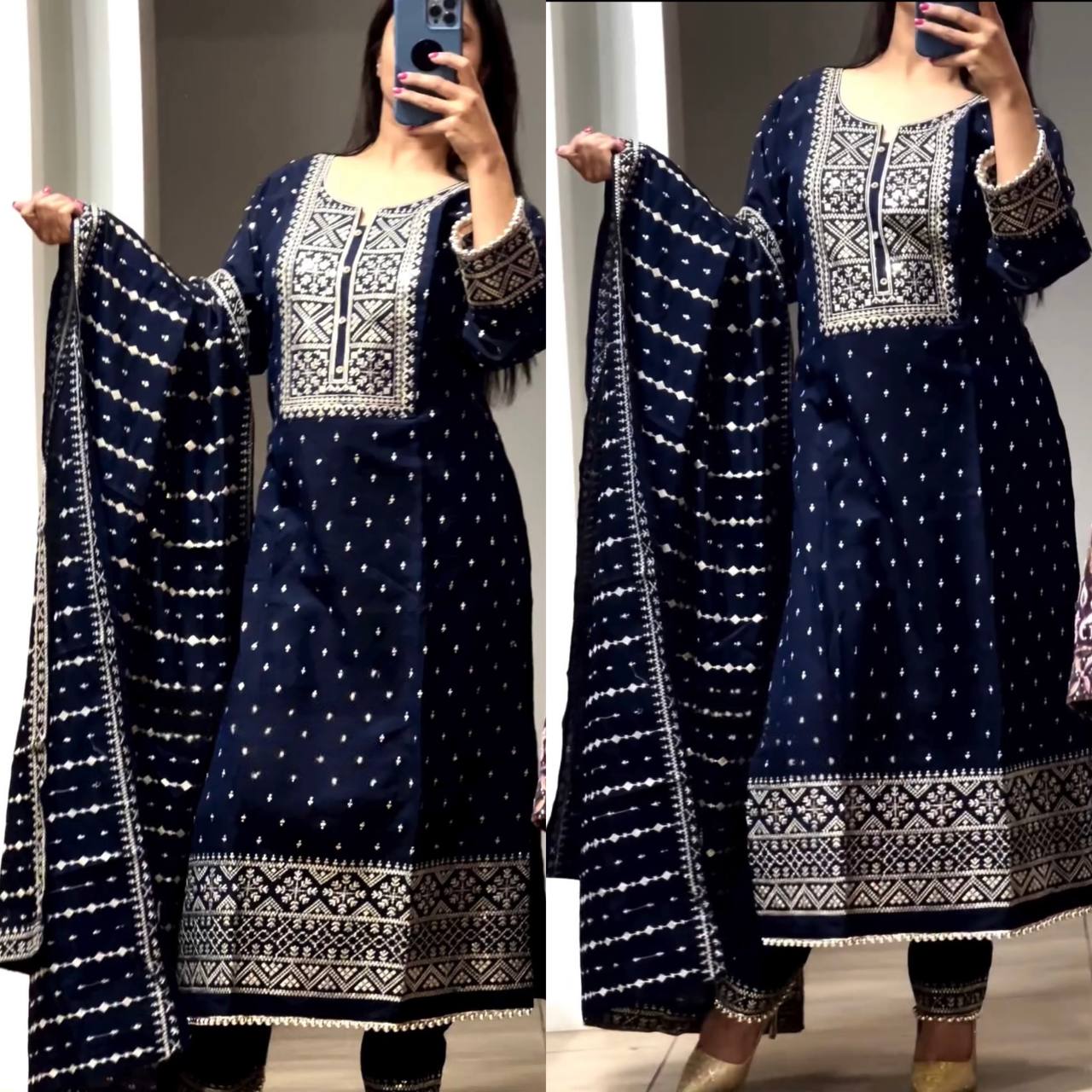 Summer Special Presenting New Designer Party Wear Long Pakistani  Suit In Fancy Style