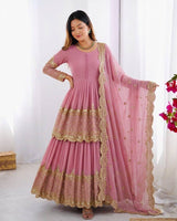 Exquisite Traditional Dress with Intricate Embroidery