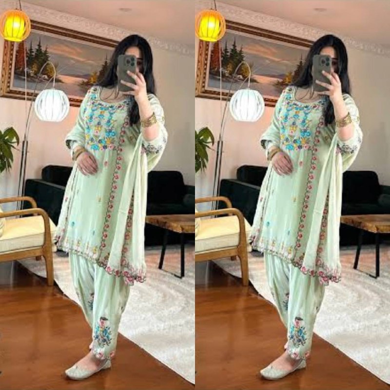 Floral Dreams Ethnic Fashion Ensemble