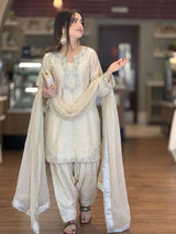Radiant Sophistication in Traditional Dress