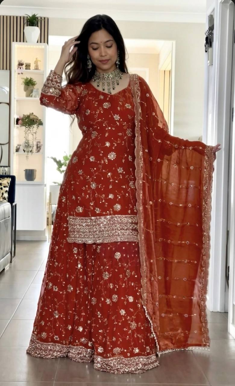 Golden Glamour Captivating Red and Gold Fashion Styles