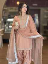 Radiant Sophistication in Traditional Dress