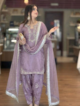 Radiant Sophistication in Traditional Dress