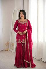 Majestic Aura Heritage Luxury Ethnic Festive Couture Ensemble