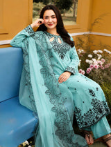 Designer Party Wear Pastel Palazzo Outfit
