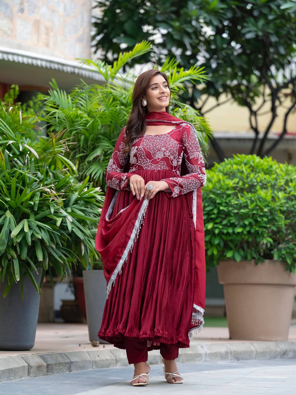 NEW READYMADE ALIA CUT ANARKALI SUIT