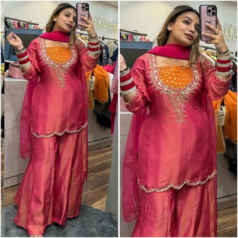 Radiant Pink: Drape of Delight