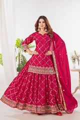 Launching New Designer Party Wear Look Top , Sharara Plazzo  and Dupatta