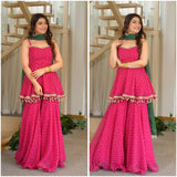 Effortless Fashion Pink Kediya Dress Ensemble