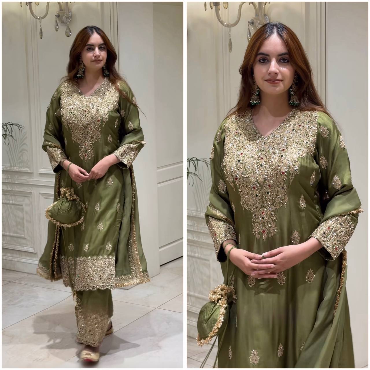 Refined Embroidered Suit for Fashion Enthusiasts