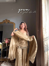 Elegant Embellished Party Wear Ensemble