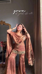 Elegant Embellished Party Wear Ensemble